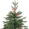 vidaXL K&uuml;nstlicher Weihnachtsbaum Klappbar mit Zapfen & Beeren 180 cm