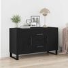 vidaXL Sideboard Schwarze Eiche 100 x 36 x 60 cm Holzwerkstoff