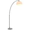 vidaXL Bogenlampe 60 W Silbern E27 200 cm