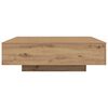 vidaXL Couchtisch Artisan-Eiche 100 x 100 x 31 cm Holzwerkstoff