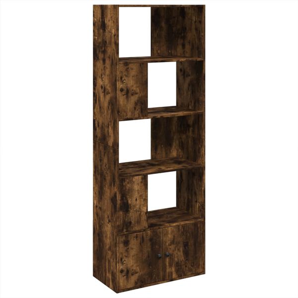 vidaXL Bücherregal Räuchereiche 70x36x189 cm Holzwerkstoff
