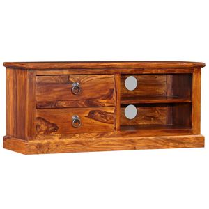 vidaXL TV-Schrank Massivholz Akazie 90x30x40 cm