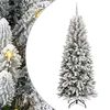 vidaXL K&uuml;nstlicher Weihnachtsbaum Wei&szlig; 210 cm