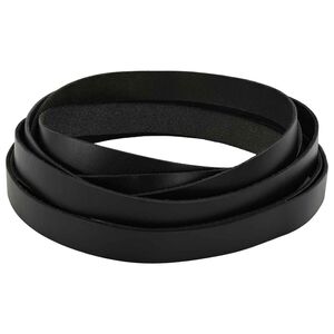 vidaXL Lederriemen Schwarz 200 x 2 cm Leder