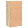 vidaXL Bücherregal 2 Fächer Sonoma-Eiche 40x30x76,5 cm Holzwerkstoff