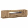 vidaXL LED-TV-Schrank Artisan-Eiche Holzwerkstoff