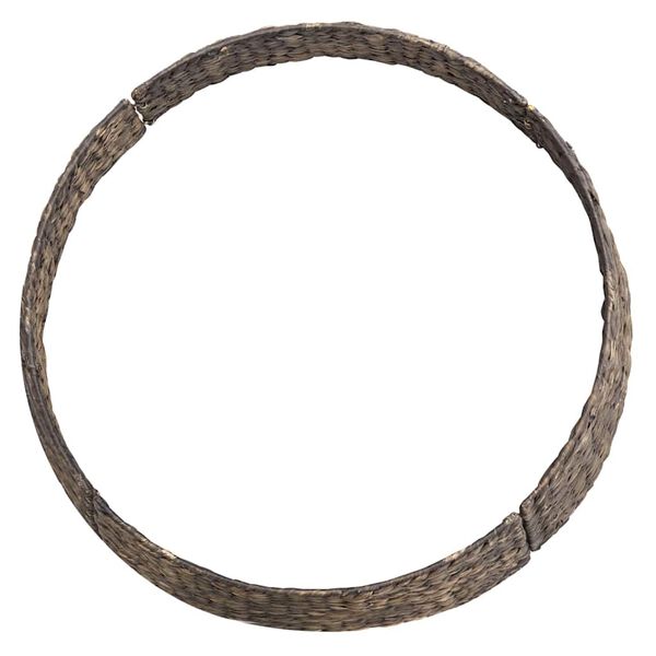 vidaXL Weihnachtsbaumkragen Schwarz 75 x 75 x 25 cm Wasserhyazinthe