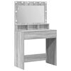 vidaXL Schminktisch Graues Sonoma 78,5 x 41 x 135 cm Holzwerkstoff