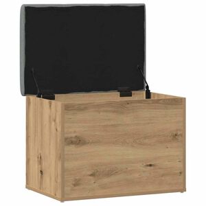 vidaXL Sitzbank mit Stauraum Artisan-Eiche 62x42x45 cm Holzwerkstoff