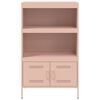 vidaXL Highboard Rosa 68x39x113 cm Stahl