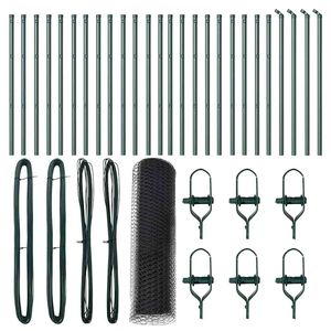 vidaXL Zaunpfosten Grau