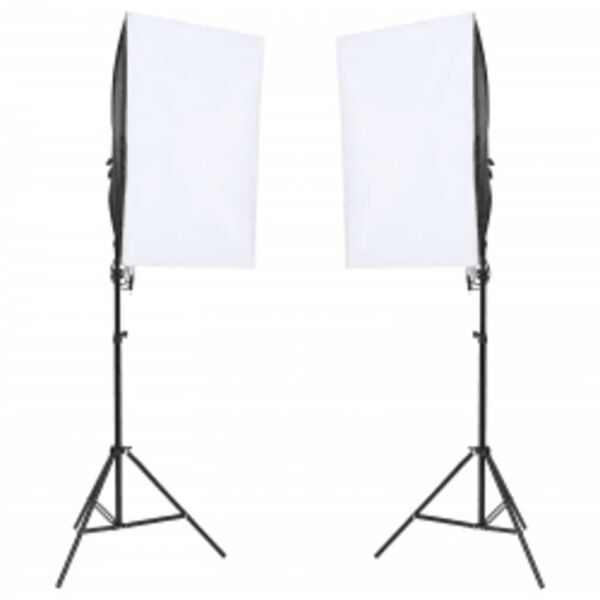 vidaXL Fotostudio-Set mit Beleuchtung, Hintergrund und Reflektor