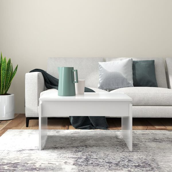 vidaXL Couchtisch Weiß 68x50x38 cm Holzwerkstoff