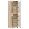 vidaXL Highboard mit Regal Sonoma-Eiche 60 x 35 x 182 cm Holzwerkstoff