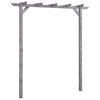 vidaXL Garten-Pergola Grau 200x40x205 cm Imprägniertes Kiefernholz