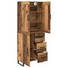 vidaXL Highboard Altholz 69,5 x 34 x 180 cm Holzwerkstoff