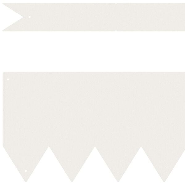 vidaXL Raseneinfassung 20 pcs Wei&szlig; 100 x 0,05 x 20 cm