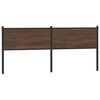 vidaXL Ersatz-Kopfteil Braun Eichen-Optik 190 cm Holzwerkstoff und Stahl
