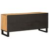 vidaXL TV-Schr&auml;nk mit Regal Braun 105 x 33 x 46 cm Massivholz Mango