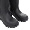 vidaXL Gummistiefel mit Herausnehmbarem Innenfutter Schwarz Gr. 38 PVC