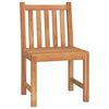 vidaXL 5-tlg. Garten-Essgruppe Massivholz Teak