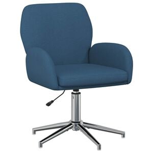 vidaXL Drehstuhl Stoff 54 x 58 x 90 cm Blau
