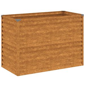 vidaXL Garten-Hochbeet 100 x 50 x 69 cm Cortenstahl