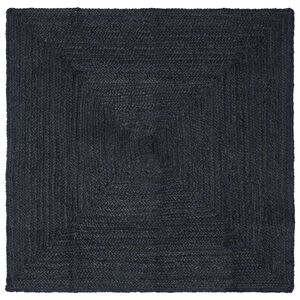 vidaXL Bereichsteppich Dunkelgrau 200 x 200 cm Jute