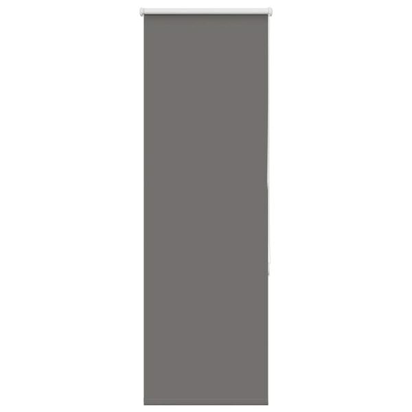 vidaXL Verdunkelungsrollo Grau 55x150 cm Stoffbreite 50,7 cm Polyester