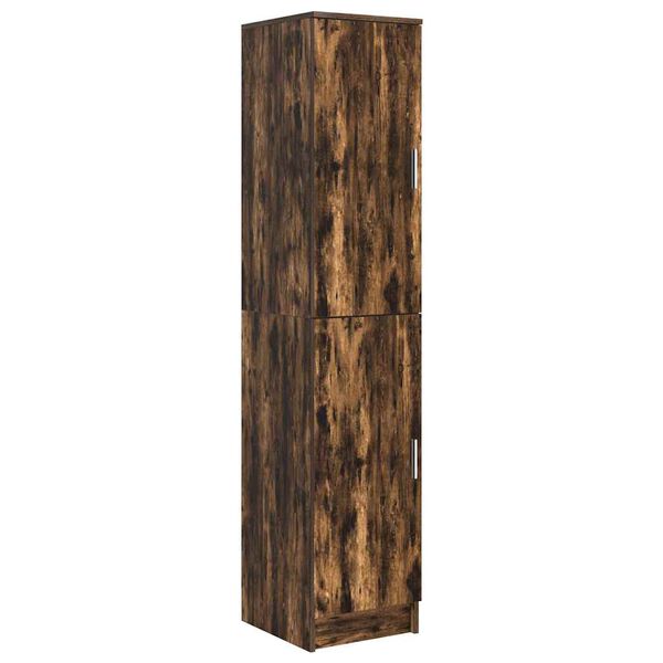 vidaXL Highboard Räuchereiche 35 x 39 x 168 cm Holzwerkstoff