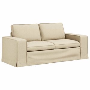 vidaXL Sofa Creme 182 x 80 x 82 cm Stoff