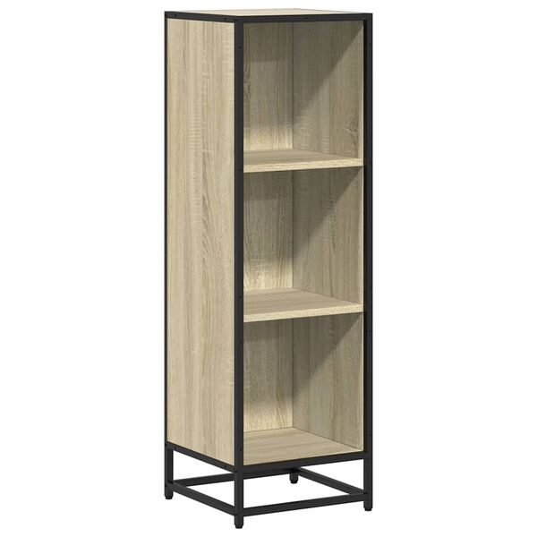 vidaXL Bücherregal Sonoma-Eiche 33,5x33x107,5 cm Holzwerkstoff