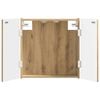 vidaXL Dartboard Schrank ALKMAAR Artisan-Eiche 52,5 x 10,5 x 53,5 cm