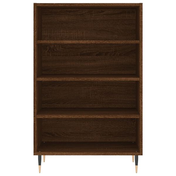 vidaXL Highboard Braun Eichen-Optik 57x35x90 cm Holzwerkstoff