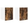 vidaXL H&auml;ngeschrank 2 stk. Altes Holz und Wei&szlig; Holzwerkstoff