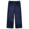 vidaXL Kinderhose Samt Dunkelblau 92