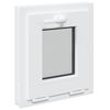 vidaXL Kellerfenster Innenseite Farbe Wei&szlig; RISOR 40 x 45 cm