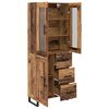 vidaXL Highboard mit Schubladen 2 pcs Altholz Holzwerkstoff