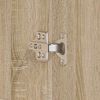 vidaXL Schuhschrank Sonoma-Eiche 80 x 39 x 178 cm Holzwerkstoff