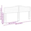 vidaXL Kopfteil Graues Sonoma 200 cm Holzwerkstoff