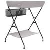 vidaXL Wickeltisch Hellgrau Eisen