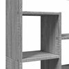vidaXL B&uuml;cherregal Grau Sonoma 72x20x120,5 cm Holzwerkstoff