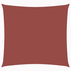 vidaXL Sonnensegel Oxford-Gewebe Quadratisch 2,5x2,5 m Terrakottarot