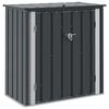 vidaXL Gartenlagerbox Schwarz 101,5 x 57 x 100,5 cm Stahl