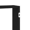 vidaXL Wandregal Schwarz Eichen-Optik 99x15x60 cm Holzwerkstoff