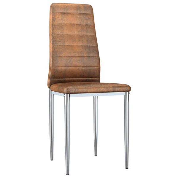 vidaXL Esszimmerst&uuml;hle 2 pcs Braun 41,5 x 48 x 99 cm