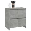 vidaXL Sideboards 2 Stk. Betongrau 70x41x75 cm Holzwerkstoff