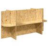 vidaXL Terrarienbasis mit Regal Braun 100 x 40 x 50 cm OSB