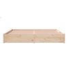vidaXL Massivholzbett ohne Matratze 200x200 cm