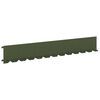 vidaXL Raseneinfassung 10 pcs 102 x 15 x 4 cm Stahl Olivgr&uuml;n